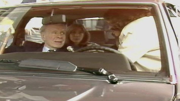 Arxiu TVE Catalunya - Jorge Luis Borges llega al Aeropuerto de Barcelona