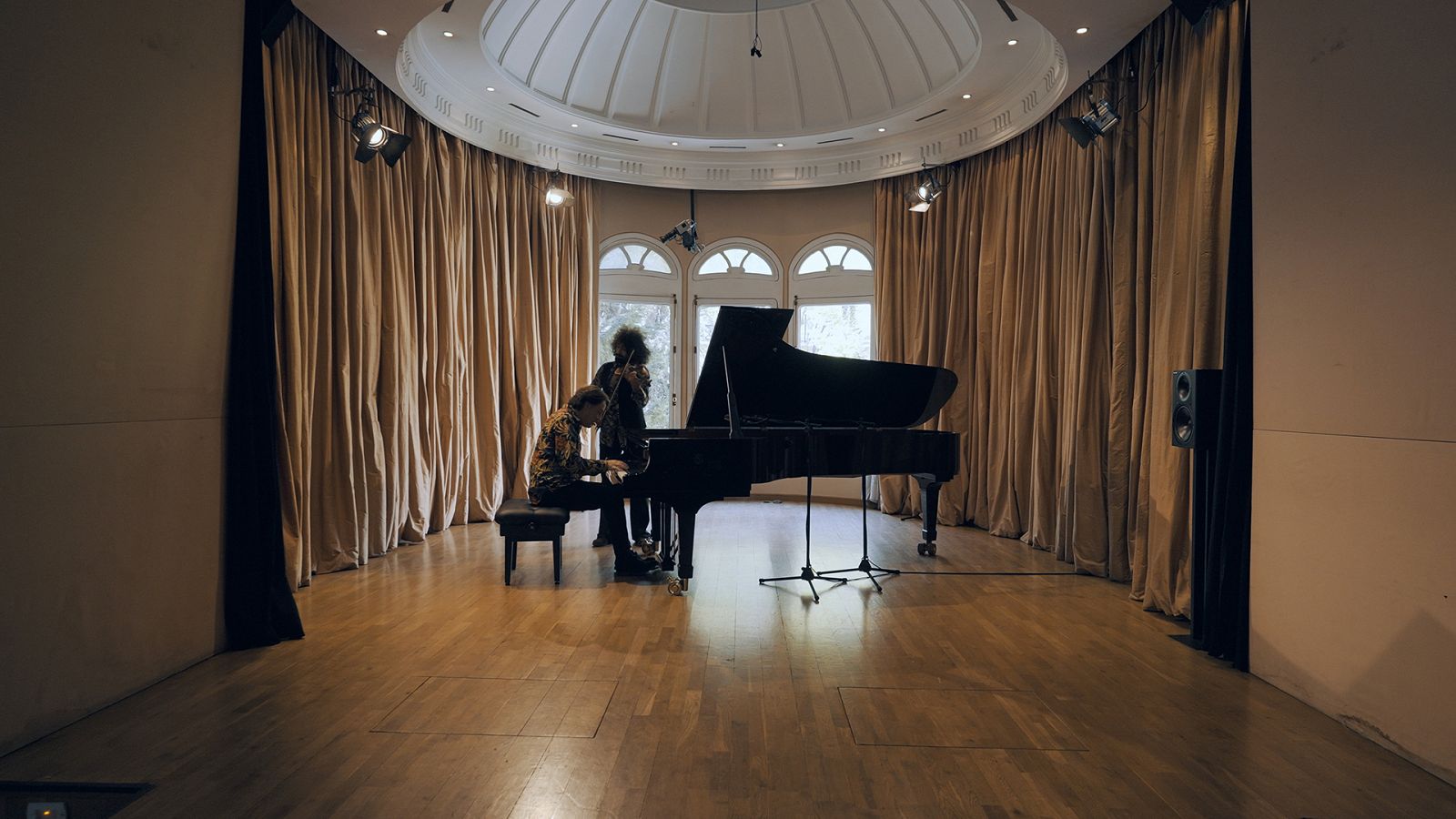 El pianista Dorantes y el violinista Ara Malikian en Caminos del flamenco