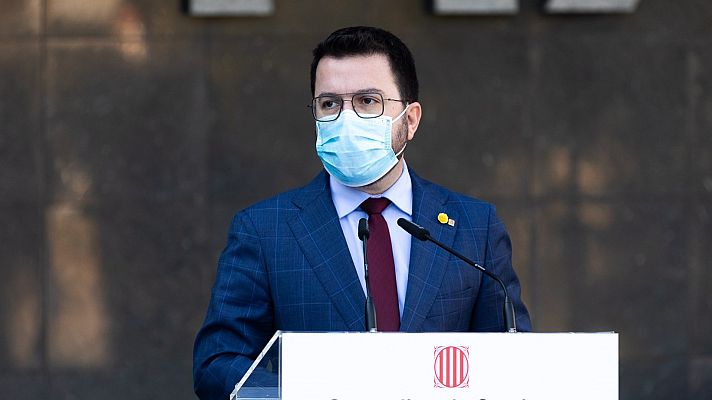 Telediario Fin de Semana - Aragonès califica de "155 educativo" la sentencia del TSJC