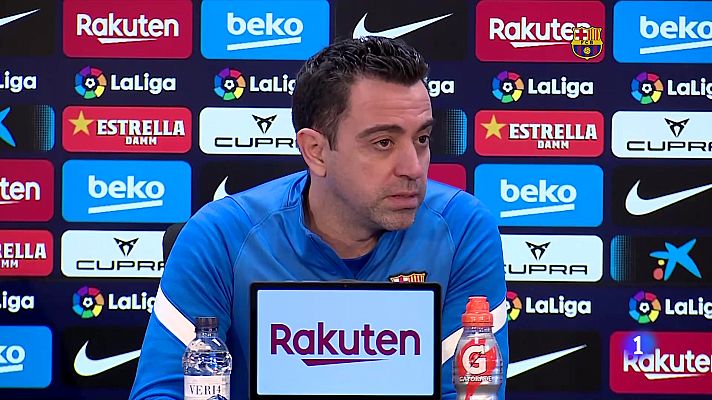 Xavi: "Dembelé sabe su situación, depende de él ahora"