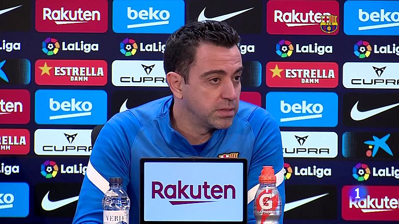 Xavi: "Dembelé sabe su situación, depende de él ahora"