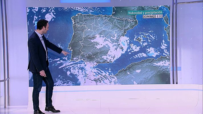 Heladas en el interior peninsular. Viento fuerte en el Estrecho y el norte de Galicia