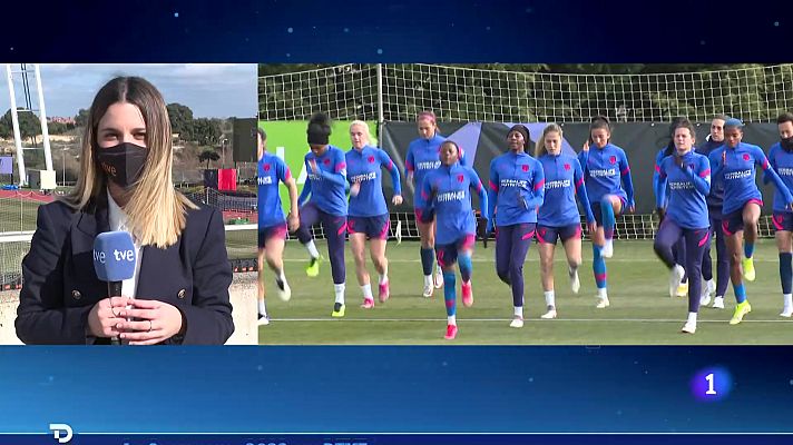 Telediario Fin de Semana - Atlético y Barça, las vigentes campeonas contra las favoritas, en la final de la Supercopa