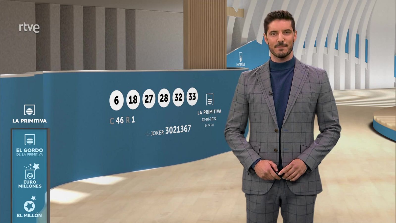 Sorteo de la Bonoloto y Primitiva del 22/01/2022 - ver ahora