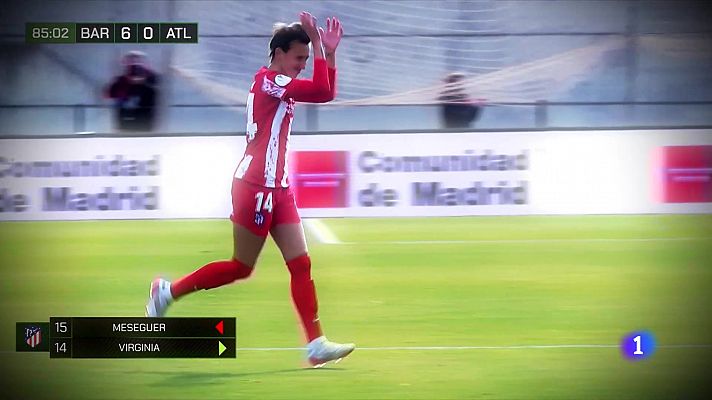 El Barça golea al Atlético en la Supercopa de Torrecilla