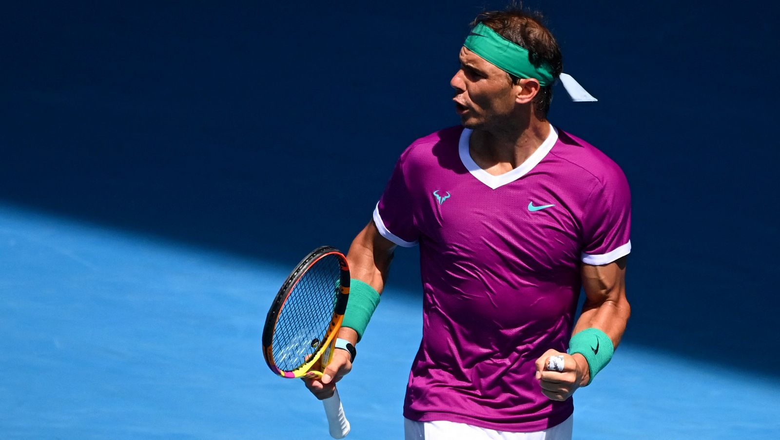 Rafa Nadal prepara el partido de cuartos en el Open de Australia