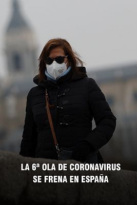 Telediario 2 - La sexta ola de coronavirus se frena en España y la incidencia vuelve a bajar