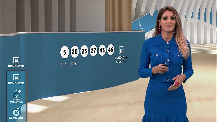 Loterías - Sorteo de la Bonoloto del 24/01/2022