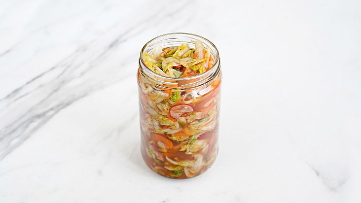 Bestial - Kimchi de escarola bestial de Valeria Vegas y Gipsy Chef