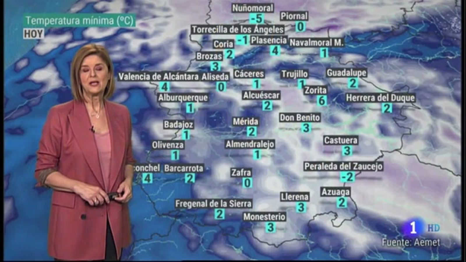 El tiempo en Extremadura - 25/01/2022