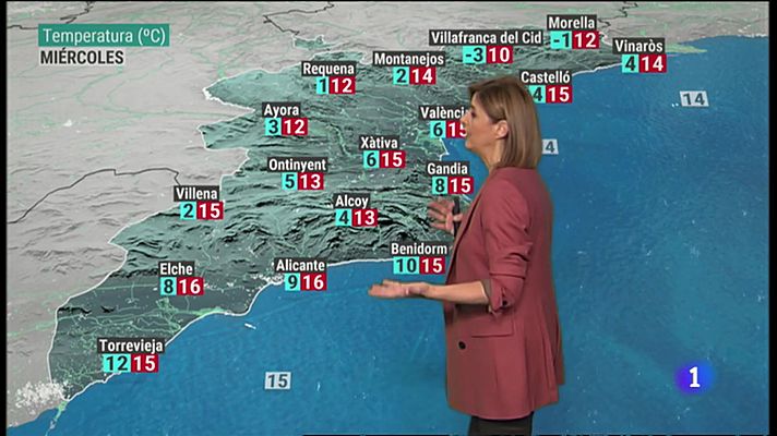 El Tiempo en la Comunitat Valenciana - 25/01/22