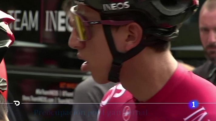 Telediario 1 - Preocupación por Egan Bernal tras su grave accidente