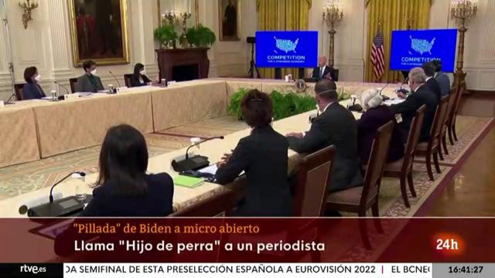 Biden insulta a un periodista de la cadena Fox News