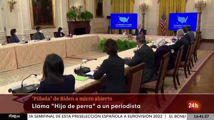 Informativo 24h - Biden insulta a un periodista de la cadena Fox News