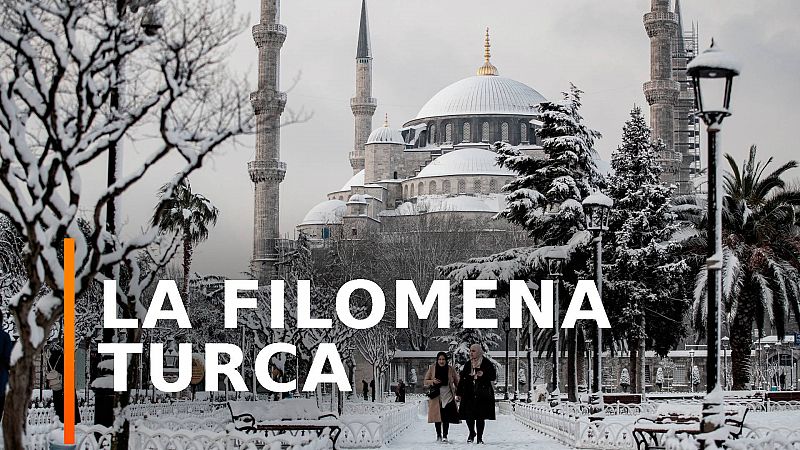El temporal Elpis cubre de nieve Turquía y otros países del Mediterráneo oriental