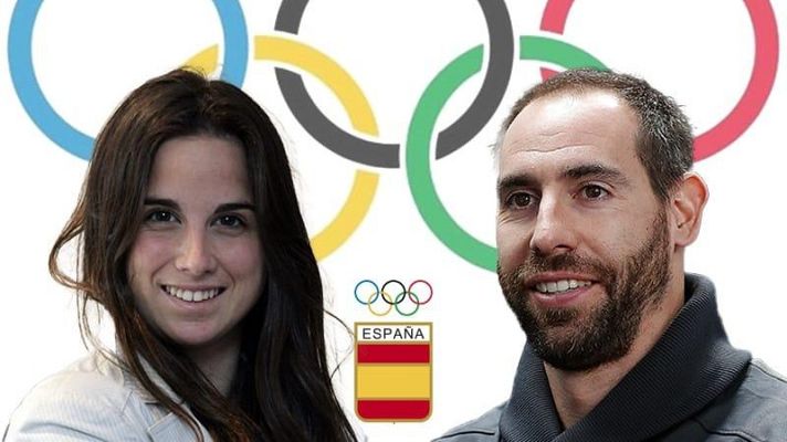 Deportes de invierno - Castellet y Mirambell, los abanderados: "Queralt y yo tendremos que practicar un poco el paso en el desfile porque yo soy muy tronco"