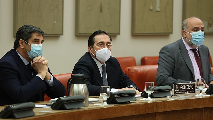 Telediario 2 - Albares insiste en la vía diplomática para frenar la ofensiva rusa sobre la frontera con Ucrania