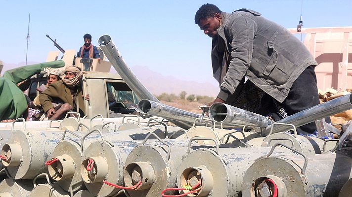 Telediario 2 - La guerra civil de Yemen se extiende a Emiratos Árabes Unidos y Arabia Saudí