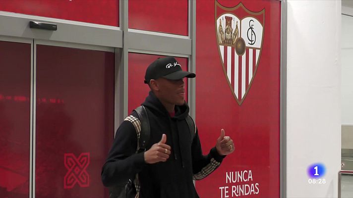 Telediario Matinal - Martial llega cedido al Sevilla hasta final de temporada