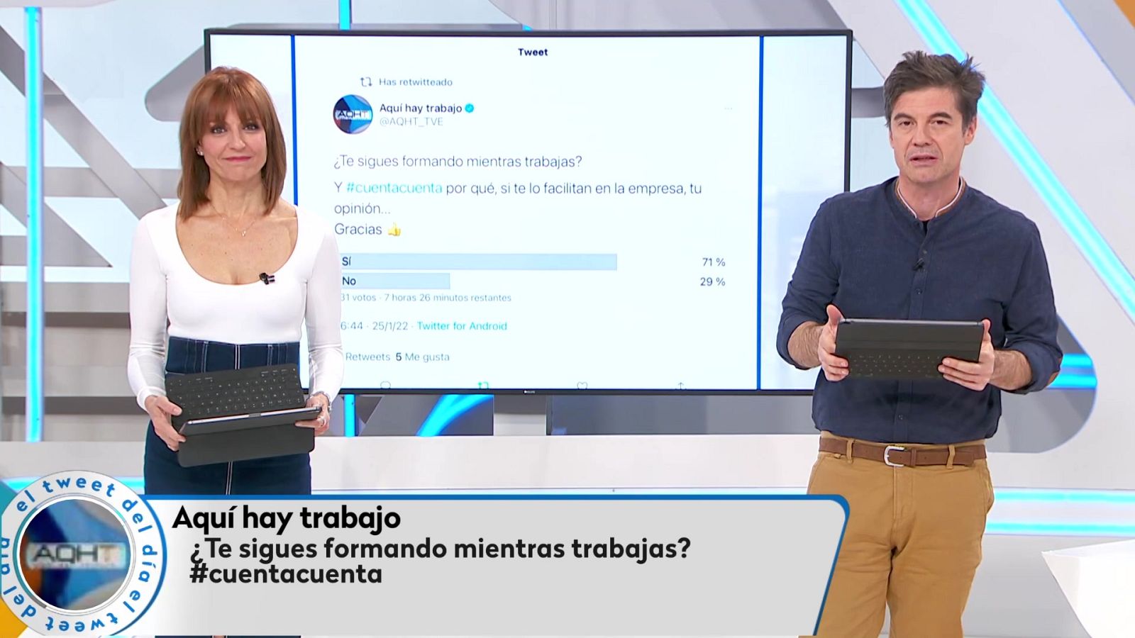 Aquí hay trabajo - 26/01/22 - ver ahora