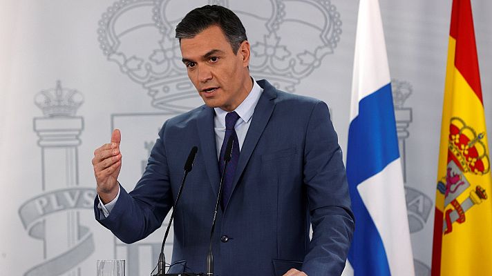 Informativo 24h - Sánchez agradece a Casado su apoyo ante la crisis en Ucrania y le pide que "rectifique" su posición sobre los fondos europeos