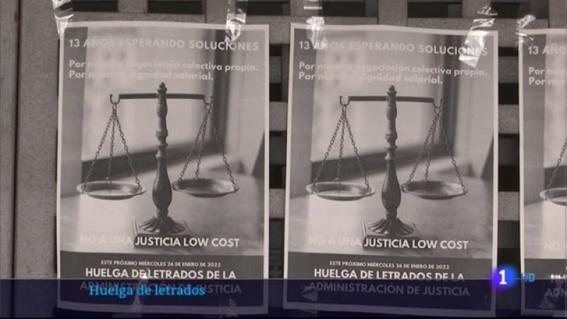 Extremadura se suma a la huelga de letrados - 26/01/2022