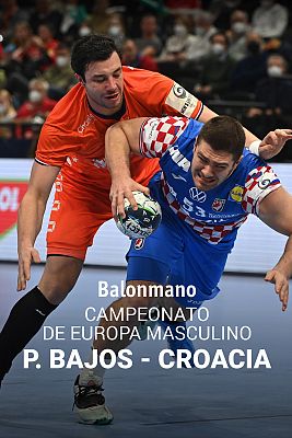 Europeo de Balonmano - Cto. de Europa masc. Ronda principal: Países Bajos - Croacia