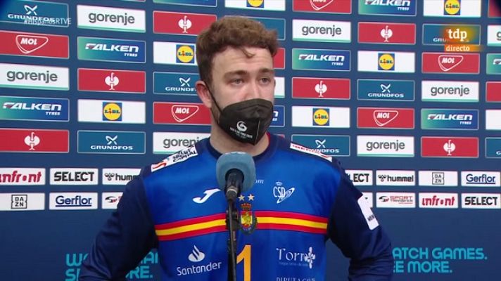 Europeo de Balonmano - Pérez de Vargas: "Hay que pelear siempre hasta el final"