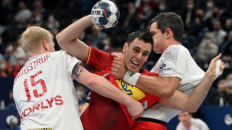 Balonmano - Campeonato de Europa masculino. 1ª semifinal: España - Dinamarca - ver ahora