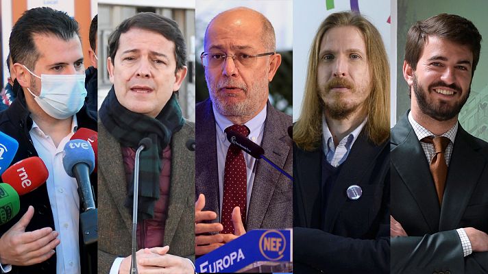 Telediario 2 - PSOE y Cs cargan el primer día de campaña contra Mañueco, que centra sus críticas en Sánchez