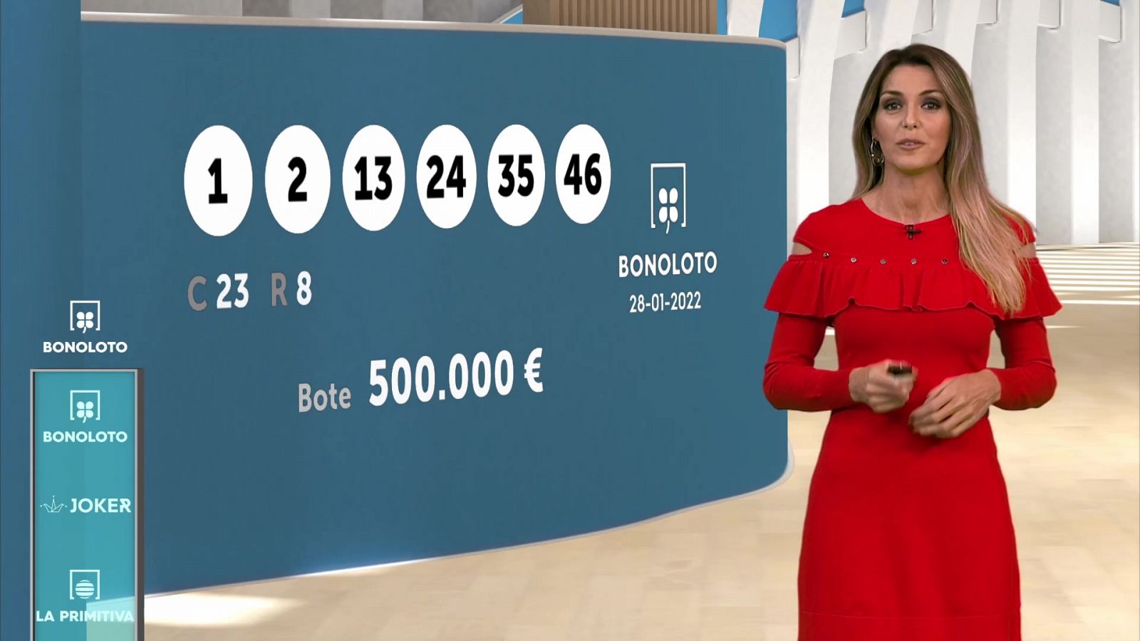 Sorteo de la Bonoloto y Euromillones del 28/01/2022 - ver ahora