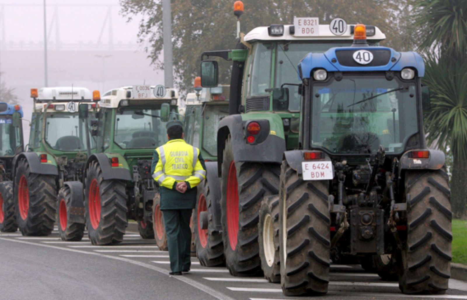 Primera de las dos jornadas de paro en protesta por la situación que vive el campo