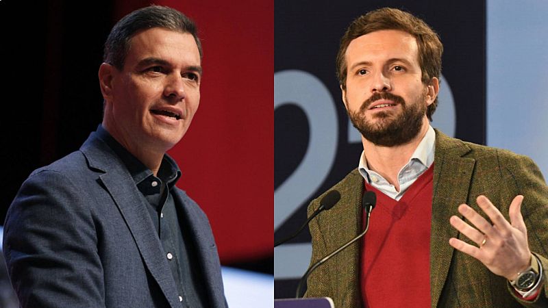 Sánchez y Casado arropan a sus candidatos en Castilla y León y llaman a concentrar el voto