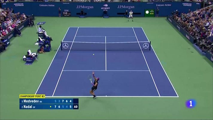 Telediario 1 - Nadal y Medvedev, una final para la historia