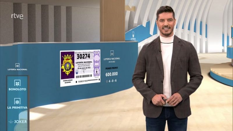 Sorteo de la Lotería Nacional del 29/01/2022 - ver ahora