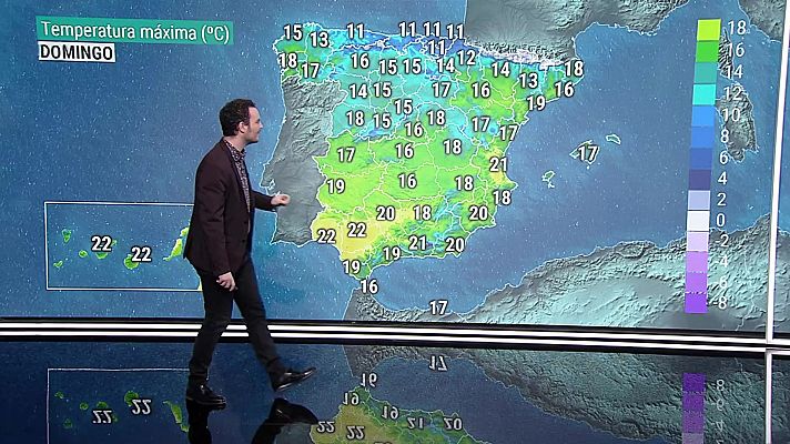 El tiempo - Heladas en áreas de la meseta Norte y del interior del noreste peninsular