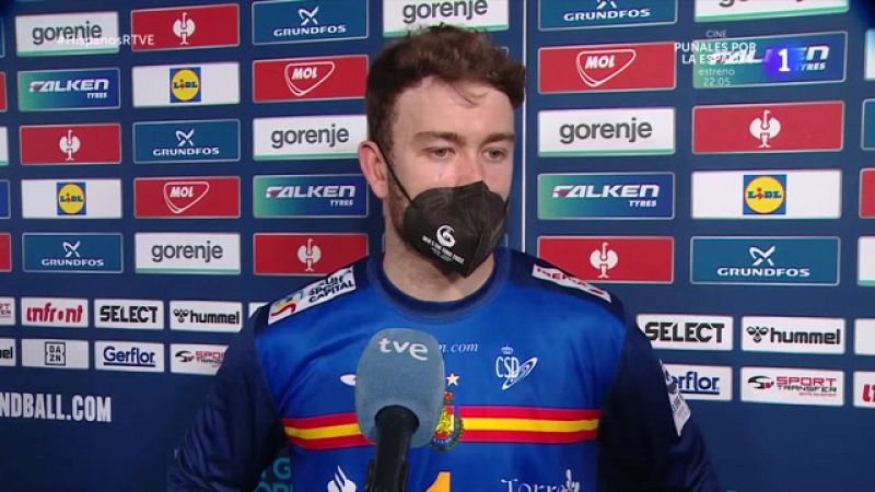 Europeo balonmano 2022 | Gonzalo Pérez de Vargas: "La derrota no empaña el trabajo de este equipo"
