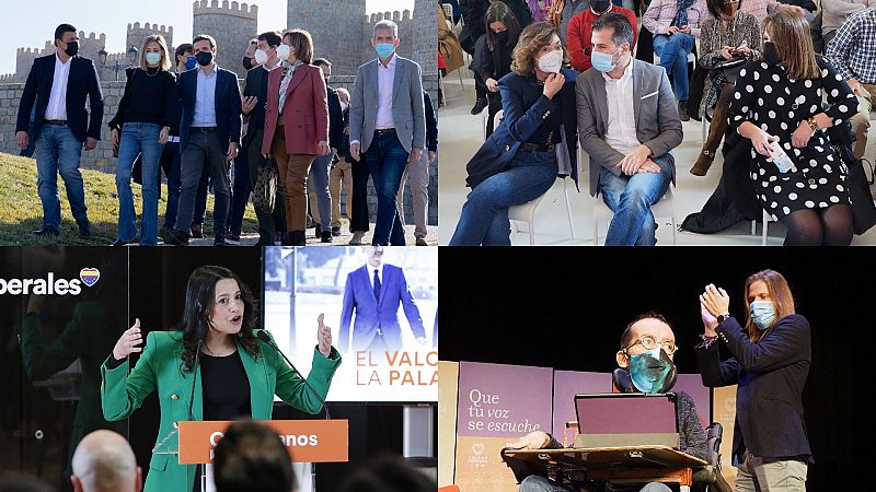 Los líderes nacionales apoyan a los candidatos en Castilla y León