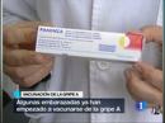 Las primeras embarazadas españolas se vacunan contra la gripe A