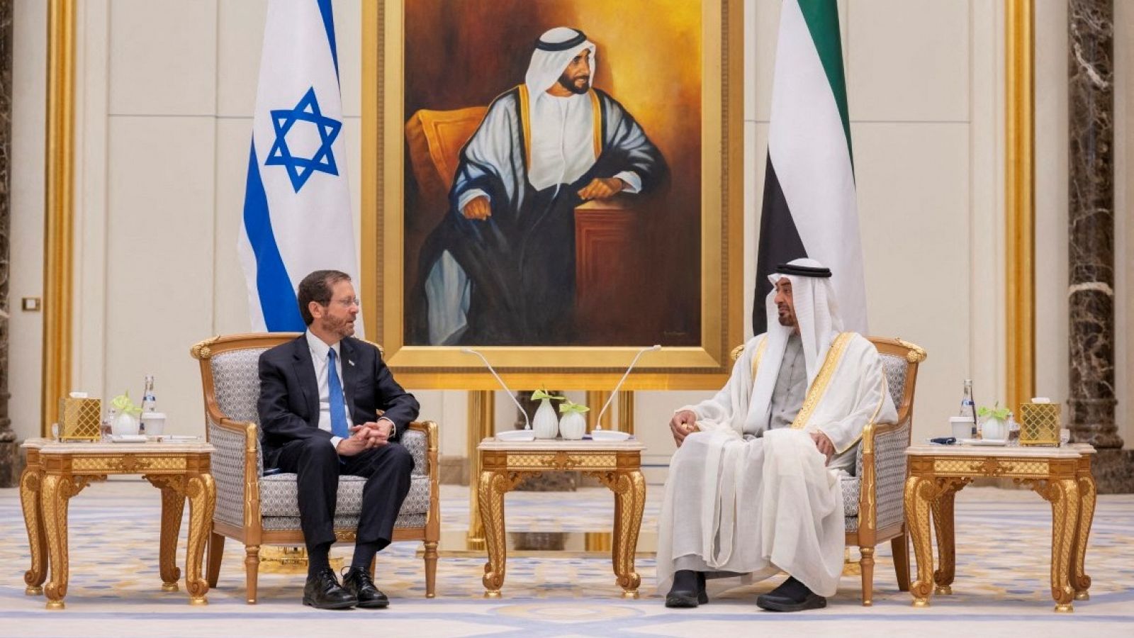 Visita histórica del presidente de Israel a Emiratos Árabes