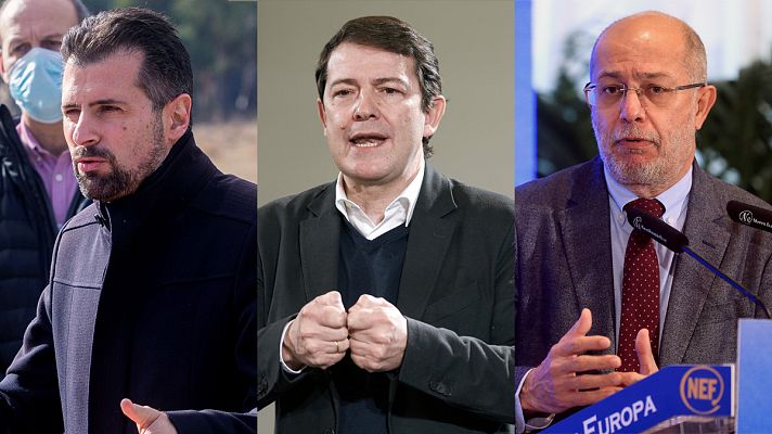 Telediario 1 - Elecciones CyL: Tudanca se compromete a revertir la despoblación, Mañueco con el empleo rural e Igea con la transparencia