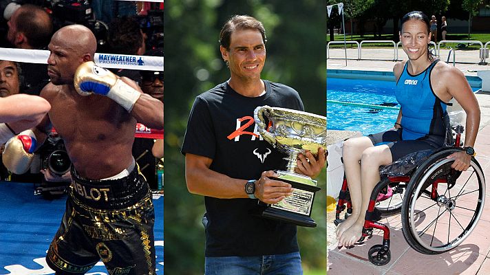 Telediario 2 - Los 21 de Nadal y otros números de los mejores del deporte