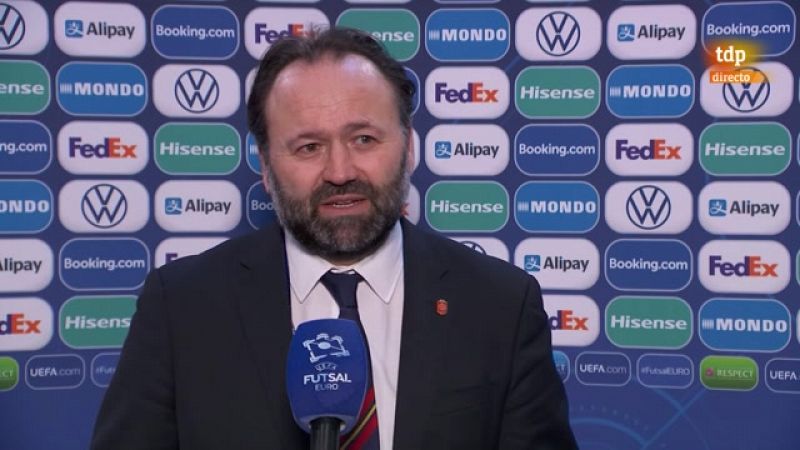 Europeo Fútbol Sala 2022 | Fede Vidal: "La posesión nos ha permitido gastar al rival"