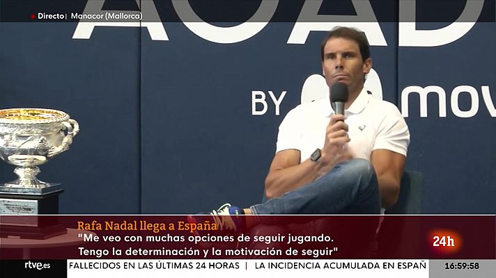 Informativo 24h - Rafa Nadal: "Al ganar a Khachanov me di cuenta que mis sensaciones eran buenas"