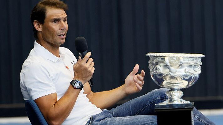 Rueda de prensa completa de Rafa Nadal tras su llegada a Palma de Mallorca