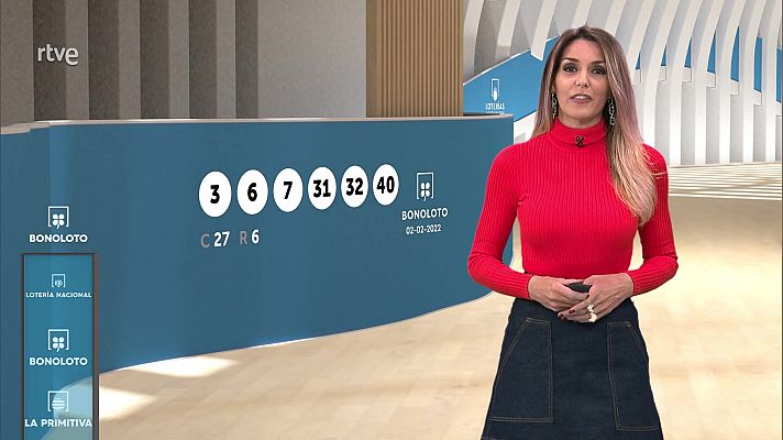 Loterías - Sorteo de la Bonoloto del 02/02/2022
