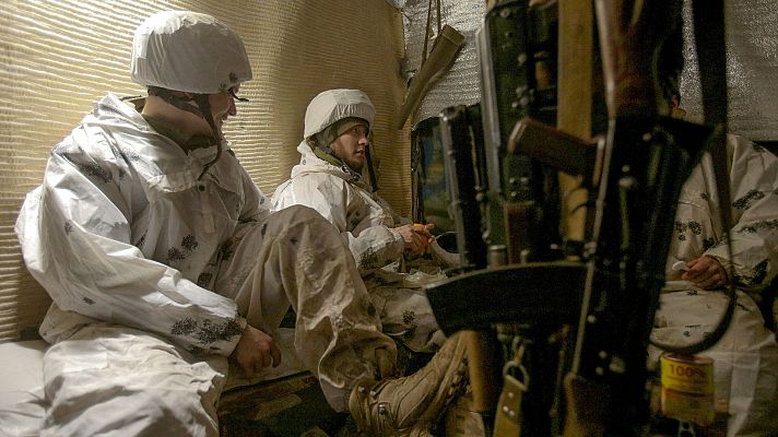 Telediario 1 - Ucrania pone a punto los refugios antiaéreos ante la posible invasión