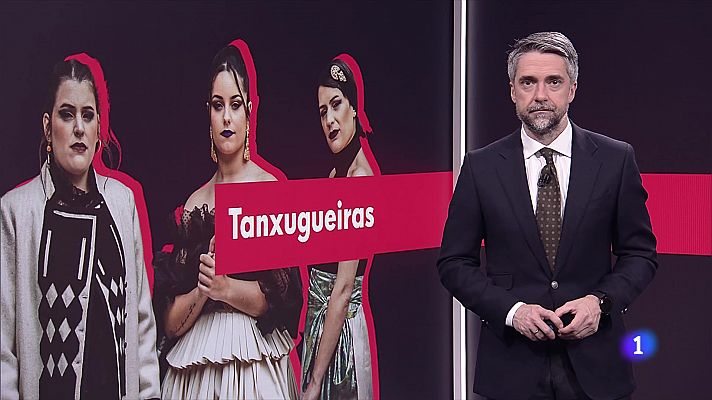 Telediario 2 - Las Tanxugueiras: cansadas pero felices tras el Benidorm Fest