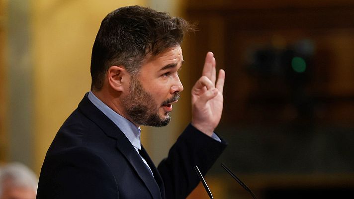 La hora de La 1 - Rufián: "Era más fácil negociar con ERC que sustentar la reforma laboral en un UPN presionado por el PP"