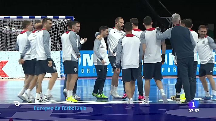 España busca la final del Europeo de futsal ante Portugal